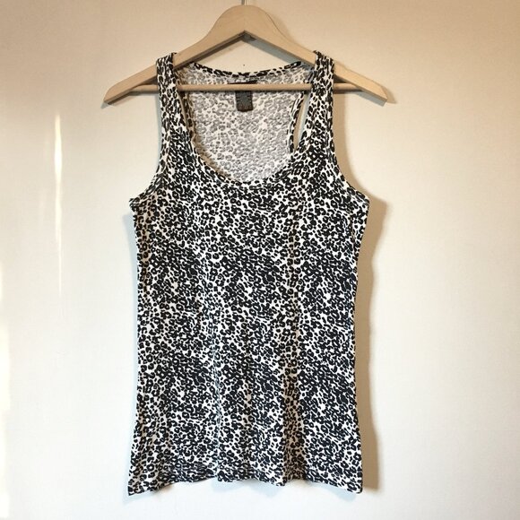 100% Cotton Animal Print Cotton Tank Top - Picture 1 of 12
